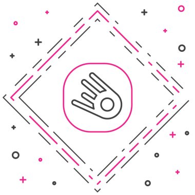 Kuyrukluyıldız beyaz arkaplana izole edilmiş bir şekilde hızla düşüyor. Renkli taslak konsepti. Vektör