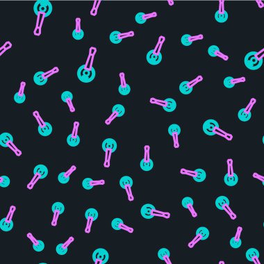 Banjo simgesi siyah arkaplanda iz bırakmadı. Müzik aleti. Vektör