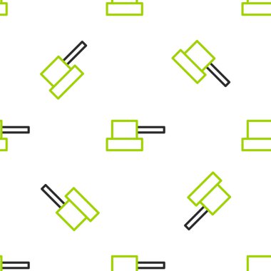 Çizgi spreyi kapak simgesini beyaz arkaplanda izole edebilir. Vektör