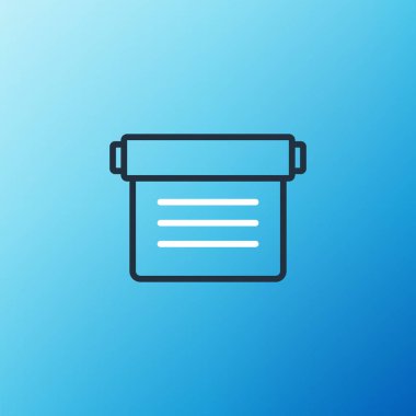 Eskiler 'in sihirli kitabında simya tarifleri, mistik büyüler ve mavi arka planda izole edilmiş büyü simgeleri var. Renkli taslak konsepti. Vektör