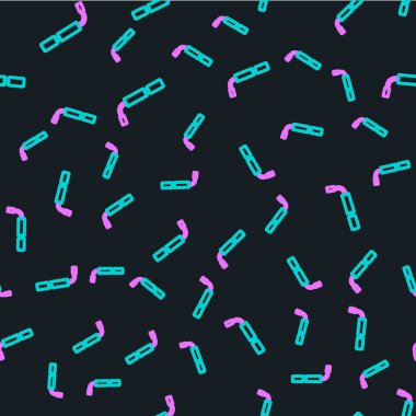 Hat bisikleti hava pompası ikonu siyah arkaplanda izole edilmiş pürüzsüz desen. Vektör