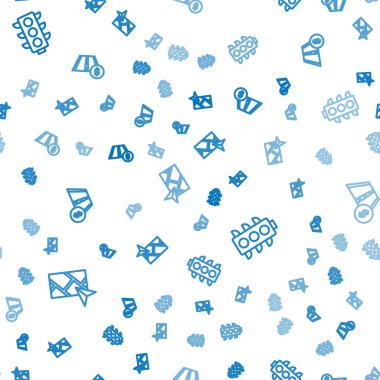 Hat şehir haritası navigasyonu, trafik ışığı ve paralı yol trafik işaretlerini kusursuz desenlere ayarlayın. Vektör