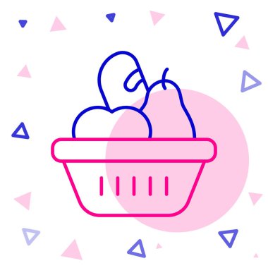 Hat Bağış Kutusu simgesi beyaz arka planda izole edildi. Renkli taslak konsepti. Vektör