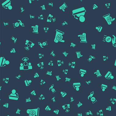 Barışı, Sözcüyü, Casusu, Ajanı ve Madeni Paraları hizaya sokun. Kusursuz şablona asgari ücret. Vektör