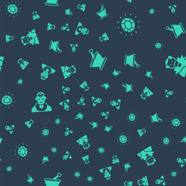 Havan topu ve tokmak, Sihirli Taş, Büyücü Büyücü ve Vampir 'i kusursuz kalıba sokun. Vektör