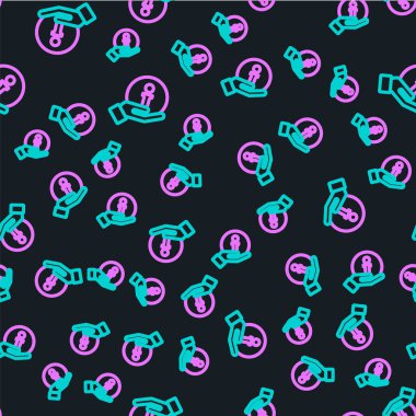 Satır Bilgileri simgesi siyah arkaplanda izole edilmiş. Vektör