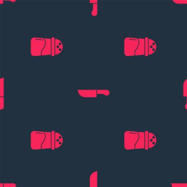 Tuz ve Bıçak 'ı kusursuz desene ayarlayın. Vektör