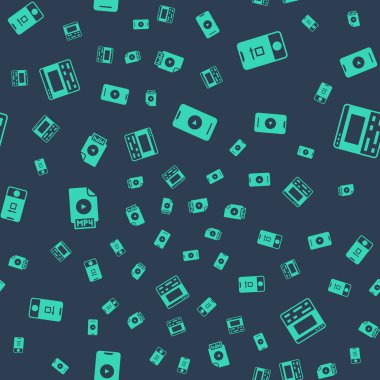 Çevrimiçi oynatma videosunu, fotoğraf ve çekimleri, MP4 dosya dökümanını ve video kaydediciyi dizüstü bilgisayarda pürüzsüz desen üzerine ayarla. Vektör