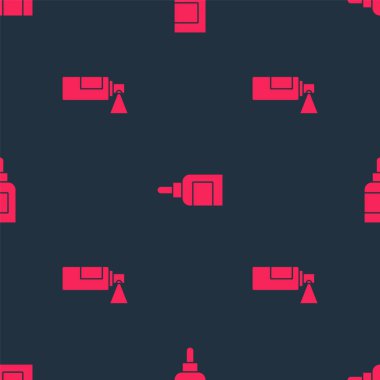 Parfüm ve krem ya da losyon kozmetik tüpünü pürüzsüz desene ayarlayın. Vektör