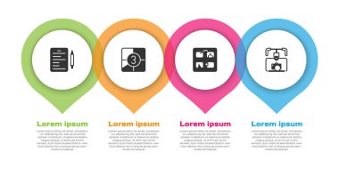 Senaryo, eski film gerisayımı çerçevesi, Storyboard ve kameralı Gimbal dengeleyicisi. Ticari bilgi şablonu. Vektör