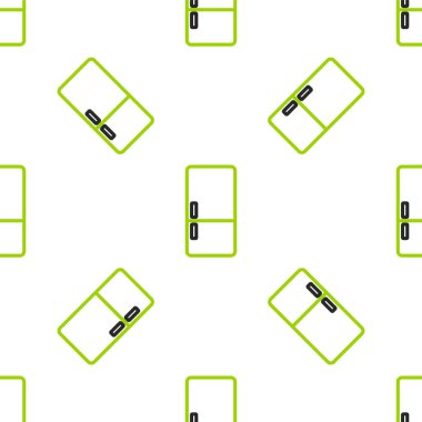 Buzdolabı simgesi beyaz arka planda izole edilmiş. Buzdolabı buzdolabı. Ev aletleri ve aletler. Vektör.