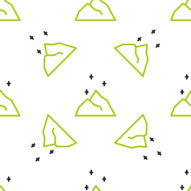 Çizgi Sihirli toz ikonu beyaz arkaplanda izole edilmiş pürüzsüz desen. Vektör.