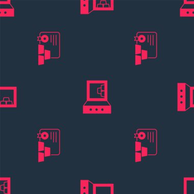 Altın külçeleri sertifikalı ve güvenli altınları kusursuz desenli olarak ayarla. Vektör