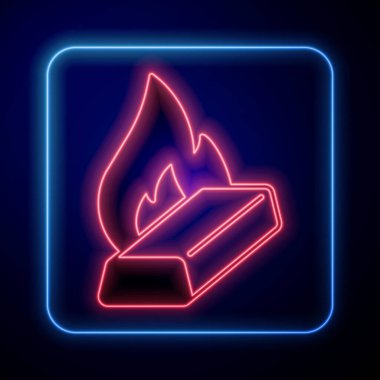 Parlayan neon erimiş altın siyah arka planda izole edilmiş ikon dökülüyor. Kepçeden erimiş metal döküldü. Vektör