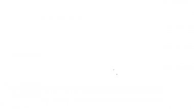 Siyah çizgi saat simgesi beyaz arkaplanda izole edildi. Zaman sembolü. 4K Video hareketli grafik canlandırması