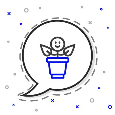 Hat BFF ya da en iyi arkadaşlar daima beyaz arkaplanda izole edilmiş ikon. Renkli taslak konsepti. Vektör