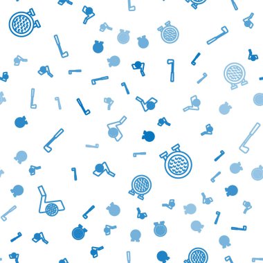 Golf sopasını topla, sporla ve pürüzsüz bir şekilde ayarla. Vektör