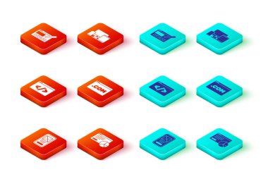 UI ya da UX tasarımı, Web sitesi istatistiği, Ön uç geliştirme, Monitör, mobil, tablet ve simge ayarla. Vektör