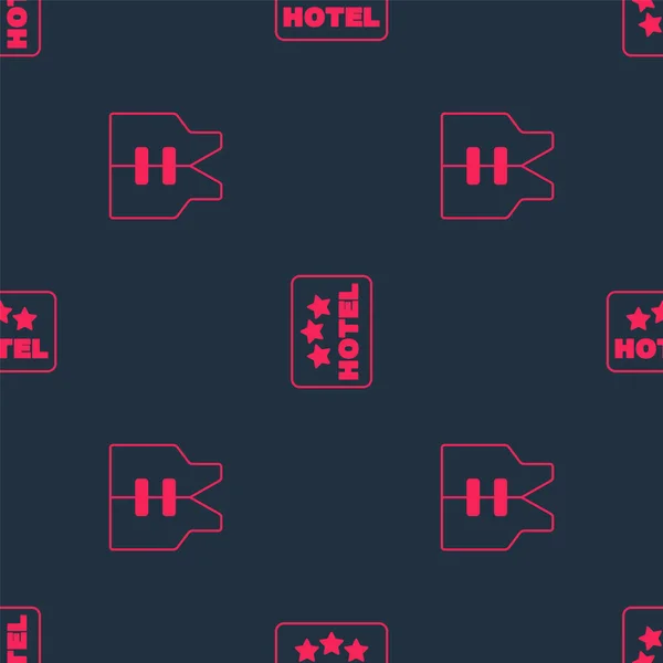 Set Life Σακάκι Και Πινακίδα Κείμενο Ξενοδοχείο Απρόσκοπτη Μοτίβο Διάνυσμα — Διανυσματικό Αρχείο
