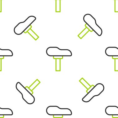 Bisiklet koltuğu simgesi beyaz arka planda izole edilmiş. Bisiklet eyeri. Vektör