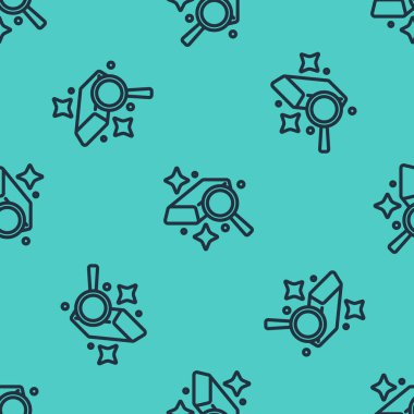 Siyah çizgi altın çubuk simgesi, yeşil arkaplanda izole edilmiş pürüzsüz desen. Bankacılık işi konsepti. Vektör