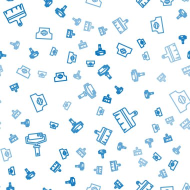 Çizgi boyası silindir fırçasını ayarlayın, ve püskürtme başlığı dikişsiz desende tıkayabilir. Vektör