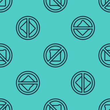 Siyah çizgi Glüten serbest tahıl ikonu Kara çizgi arkaplanı. Buğday işareti yok. Yiyecek hoşgörüsüzlüğü sembolleri. Vektör.