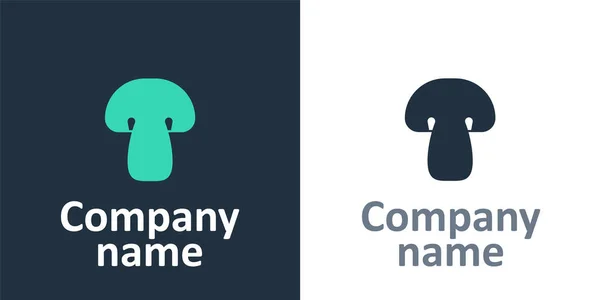 Ікона Mushroom ізольована від Logotype. Logo design template element Вектор — стоковий вектор
