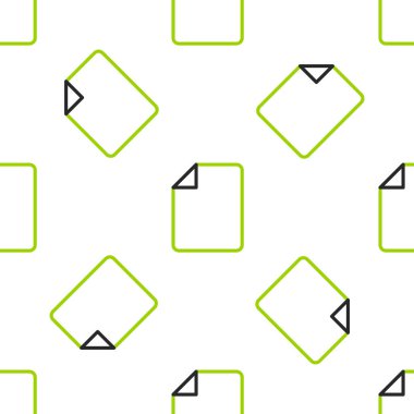 Satır Dosya simgesi beyaz arkaplanda izole edilmiş kusursuz desen. Kontrol listesi simgesi. İş konsepti. Vektör