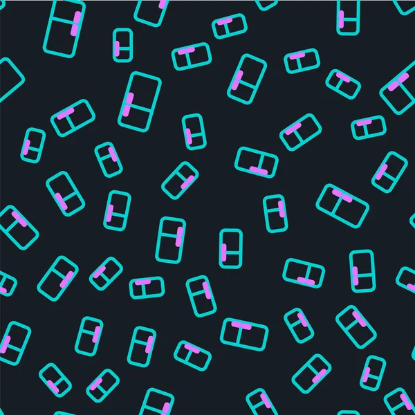 Buzdolabı simgesi siyah arkaplanda izole edilmiş. Buzdolabı buzdolabı. Ev aletleri ve aletler. Vektör