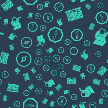 Dur işaretini, şehir haritası navigasyonunu, pusula ve arama konumunu sorunsuz bir şekilde ayarla. Vektör