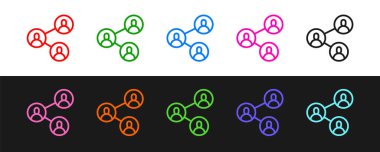 En iyi arkadaş ya da en iyi arkadaş satırı siyah beyaz arkaplanda izole edilmiş bir simgedir. Vektör