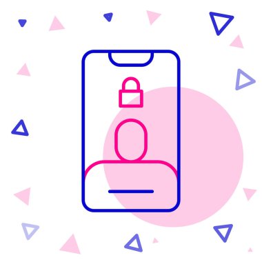 Cep telefonu simgesinden gelen arama beyaz arkaplanda izole edildi. Arkadaşlar arar. Renkli taslak konsepti. Vektör