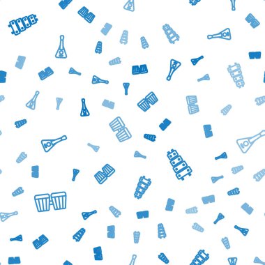 Drum, Ksilofon ve Gitar hattını kusursuz bir şekilde ayarlayın. Vektör