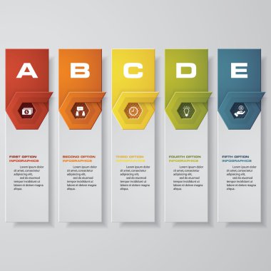 Tasarım temiz sayı afiş şablonu. Vektör.