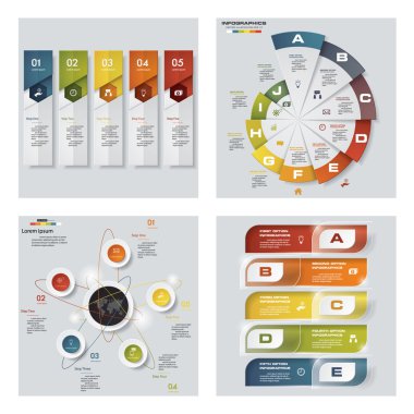 renkli sunu şablonları. Vektör arka plan. 