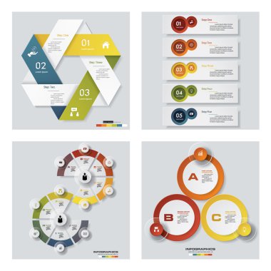 renkli sunu şablonları. Vektör arka plan. 