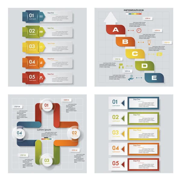 renkli sunu şablonları. Vektör arka plan. 