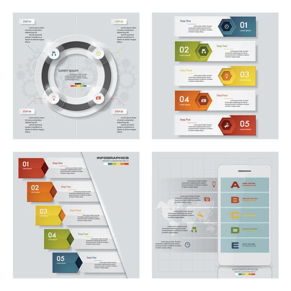 renkli sunu şablonları. Vektör arka plan. 