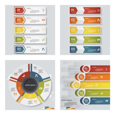 renkli sunu şablonları. Vektör arka plan. 