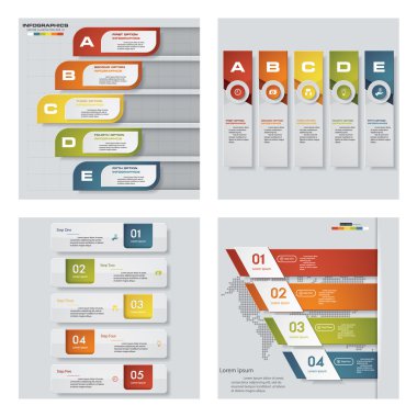 renkli sunu şablonları. Vektör arka plan.