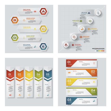 renkli sunu şablonları. Vektör arka plan.