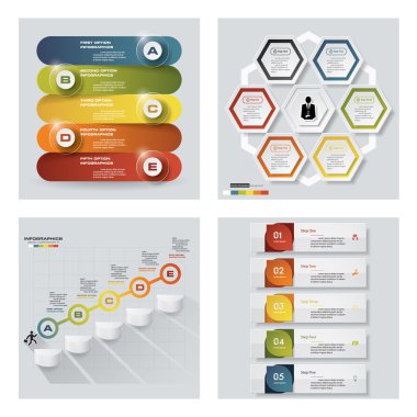 renkli sunu şablonları. Vektör arka plan.