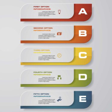 Tasarım temiz sayı afiş şablonu. Vektör.