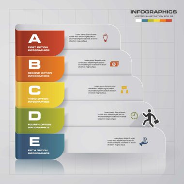 Tasarım temiz sayı afiş şablonu. Vektör.