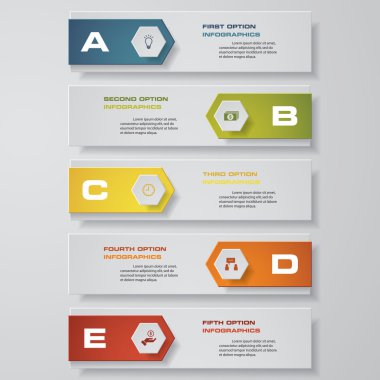 Tasarım temiz sayı afiş şablonu. Vektör.