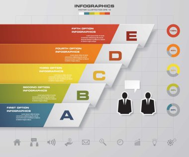 Tasarım temiz sayı afiş şablonu. Vektör.