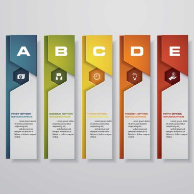 Tasarım temiz sayı afiş şablonu. Vektör.