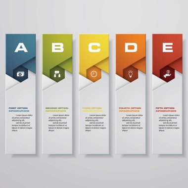 Tasarım temiz sayı afiş şablonu. Vektör.