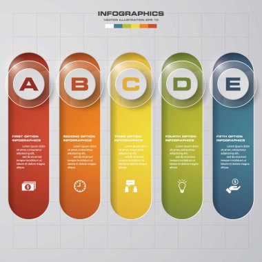 Tasarım temiz sayı afiş şablonu. Vektör.